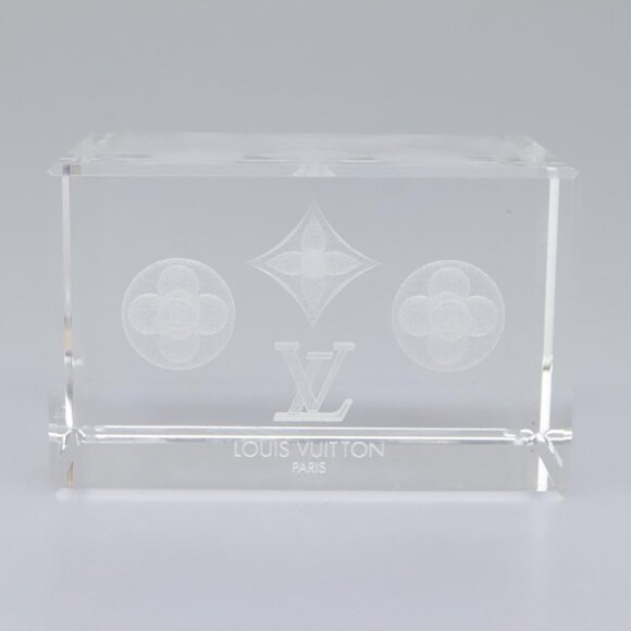 LOUIS VUITTON Paper weight Clear LV Auth 114607S - Picture 10 of 16